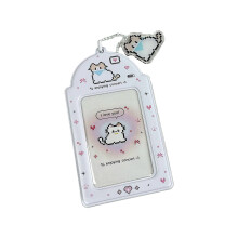 Kpop fotokaarthouder sleutelhanger ID badgehouder met-01
