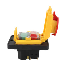 7-Pins Elektromagnetischer KJD18-Schalter Feuchtigkeitsbedingungen Einfache Installation Elektromagnetischer Knopf IP54-Schutzgrad
