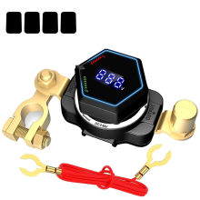 DC 5-60V für Marineboot-Wohnmobilen Batterie-Trennschalter oberer Post Digitalanzeige-Master-Isolator mit Voltmeter