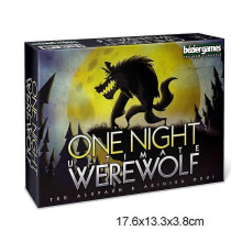 (WEREWOLF) One Night Ultimate Werewolf Fun Party Card Game Daybreak Super Villains Revised Vampire Alien Editi