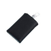 Stylish And Practical Key And Money Wallet With Belt Hook-Black