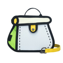 Cute 2D Cartoon Style Crossbody Bag with Spacious-Style 5