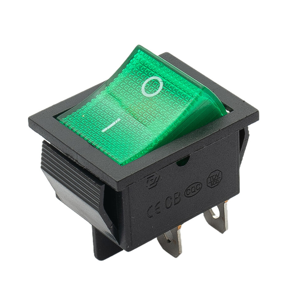 Electrical Rocker Switch 4 Terminal Dpst With Waterproof Cover 16A 250V Ac For Use In Appliances And Commercial Machines 6935161508918
