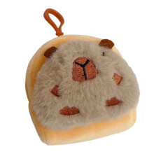 Cartoon Capybara Portefeuilles Portemonnee Hoofdtelefoon-04stijl