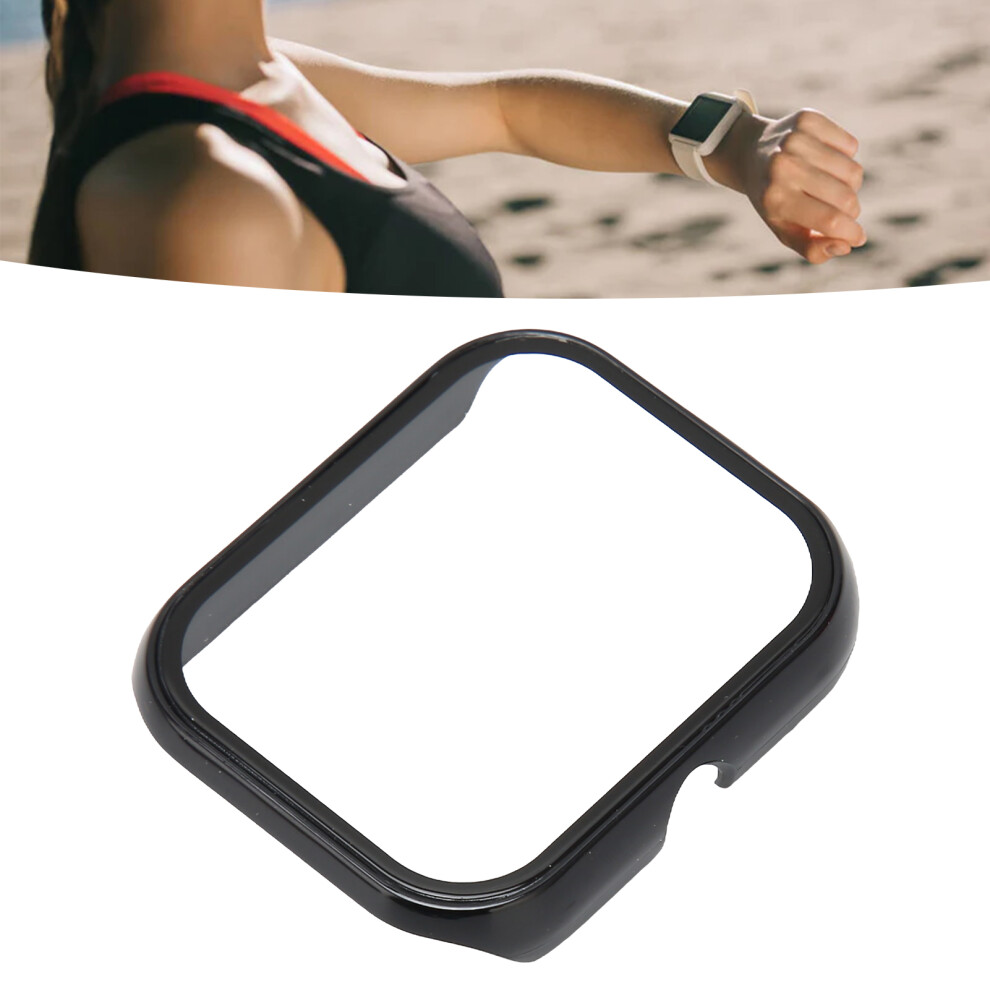 Haylou Rs4 Watch Protection Cover With Tempered Glass Full Cover In Black 8401370415340