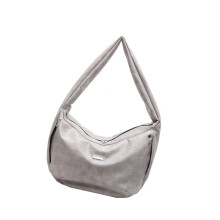 Elegante PU-schoudertassen met crossbodytas met-Grijs
