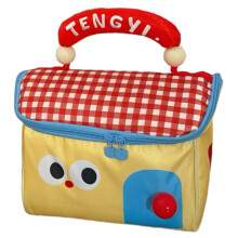 Thermische tas Geïsoleerde voedselkoeltas Lunchtas met-Geel
