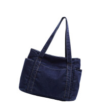 Dames okseltas Trend handtas Schoudertas met grote-Diepblauw