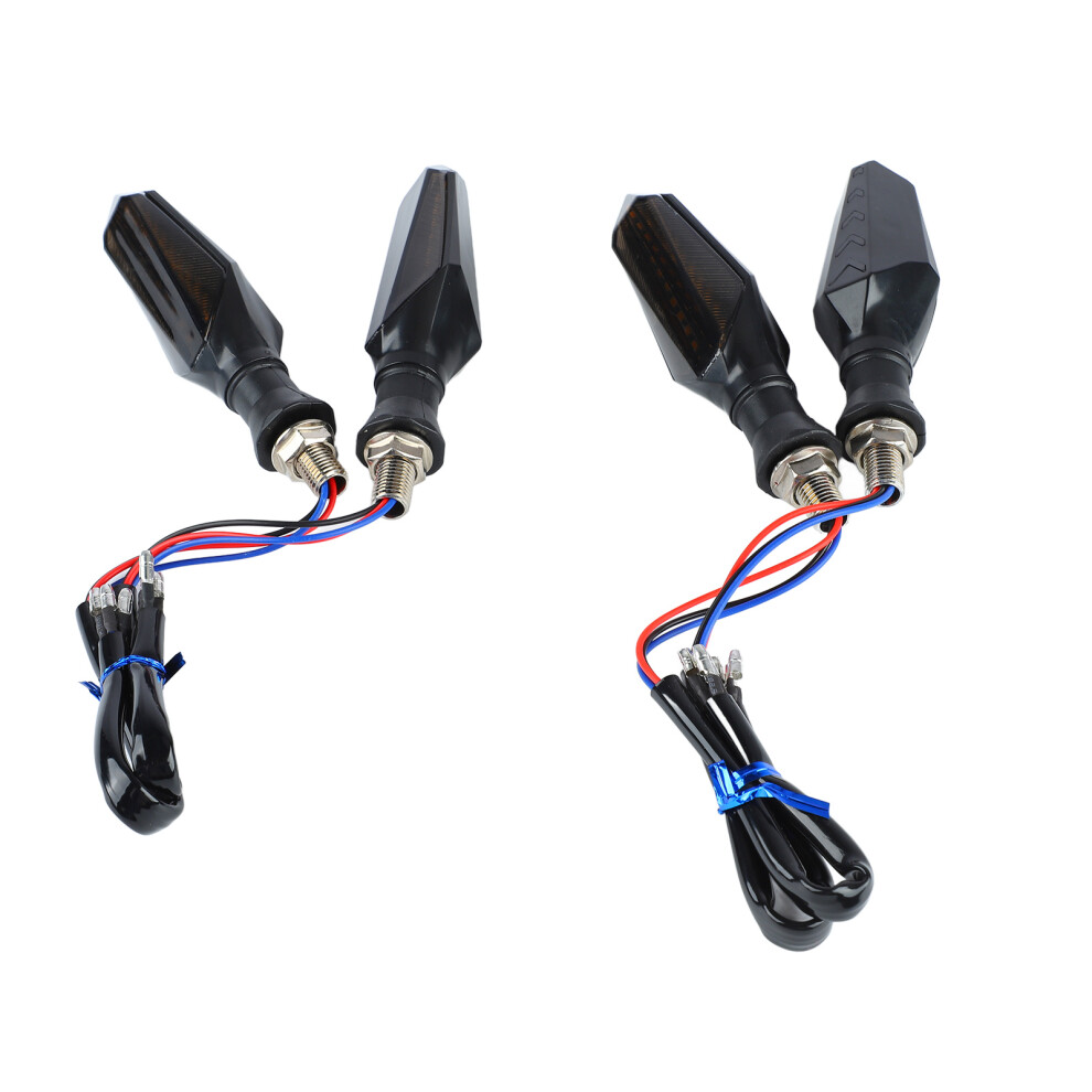 4Pcs Motorcycle Led Turn Signal 12V Universal Sequential Indicator Light 4671370415778
