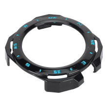 Custodia Rugged Antishock per Orologio Huawei GT Cyber Nero Blu Protetto