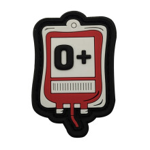 Leuke bloedzak rugzakaccessoire herbruikbare stickers-P00390 4