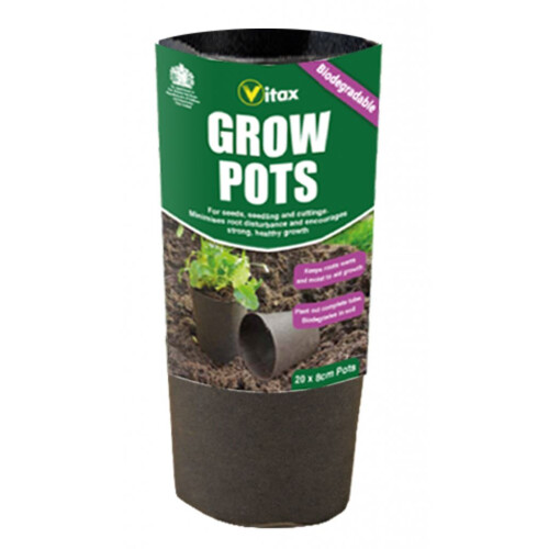 Vitax Vitax Grow Pots Pack 16 8cm [6VPGP1]