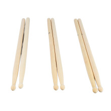 3 Pairs 5A Solid Wood Drumsticks Anti Slip, Comfortable Grip, for Practice