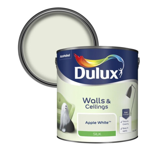 Dulux Dulux Luxurious Silk Apple White 2.5L 1