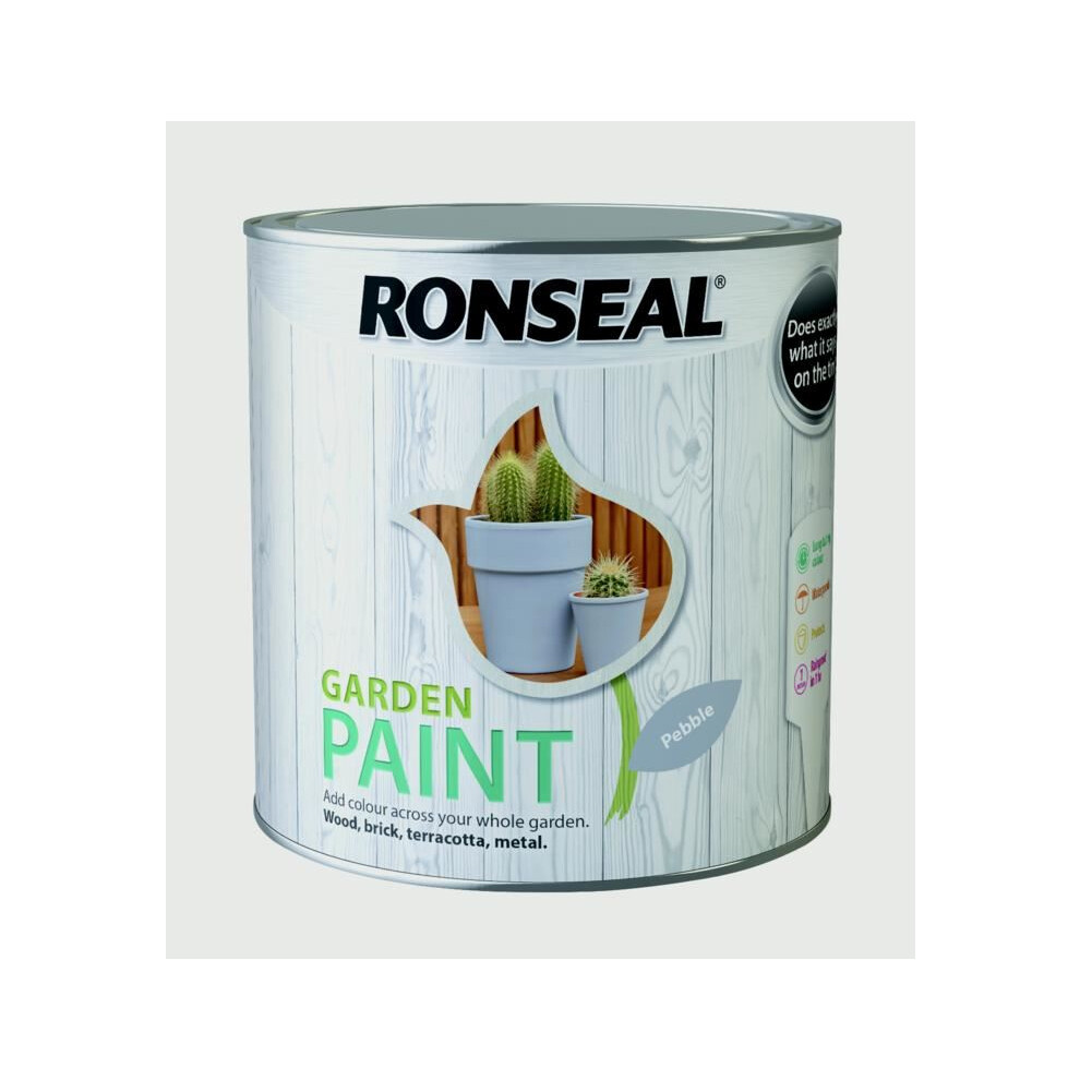 Ronseal 38510 Garden Paint Pebble 2.5 Litre