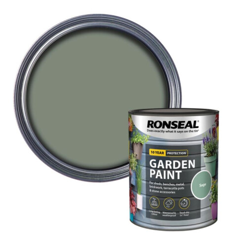 Ronseal Ronseal 37395 Garden Paint Sage 750ml 1