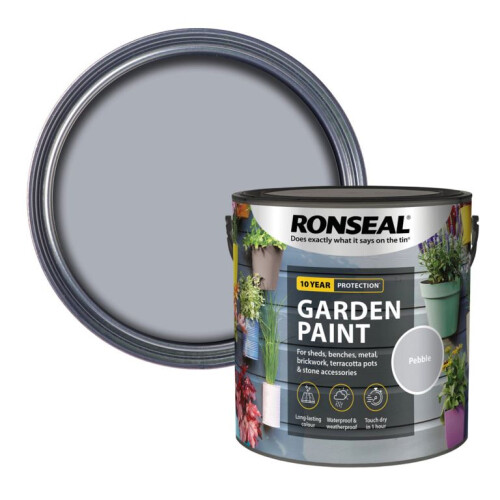 Ronseal Ronseal 38510 Garden Paint Pebble 2.5 Litre 1