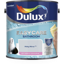 Dulux Easycare Bathroom Plus Soft Sheen Paint, Misty Mirror, 2.5 Litre