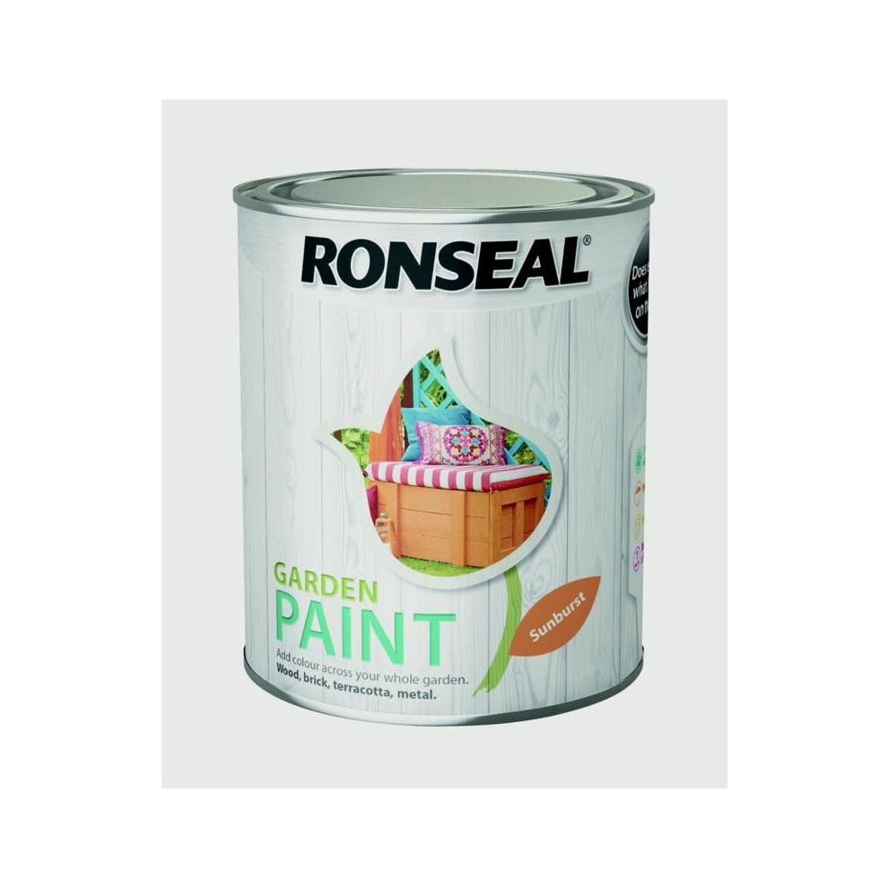 Ronseal 37609 Garden Paint Sunburst 750ml