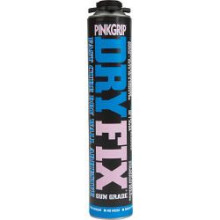 Pinkgrip DryFix FR Dual Flow - Fast curing adhesive foam - 750ml - Pink