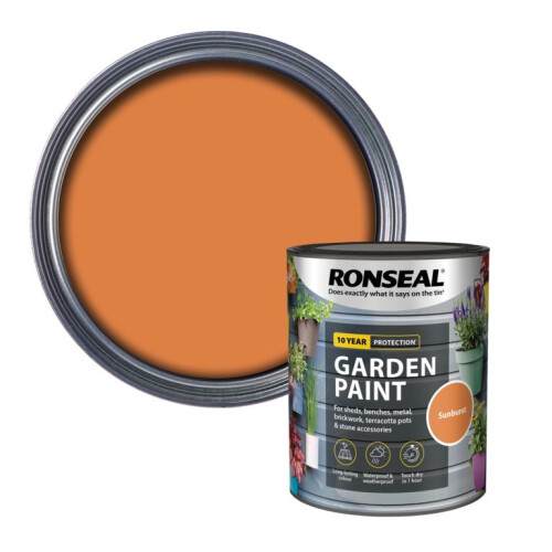 Ronseal Ronseal 37609 Garden Paint Sunburst 750ml 1