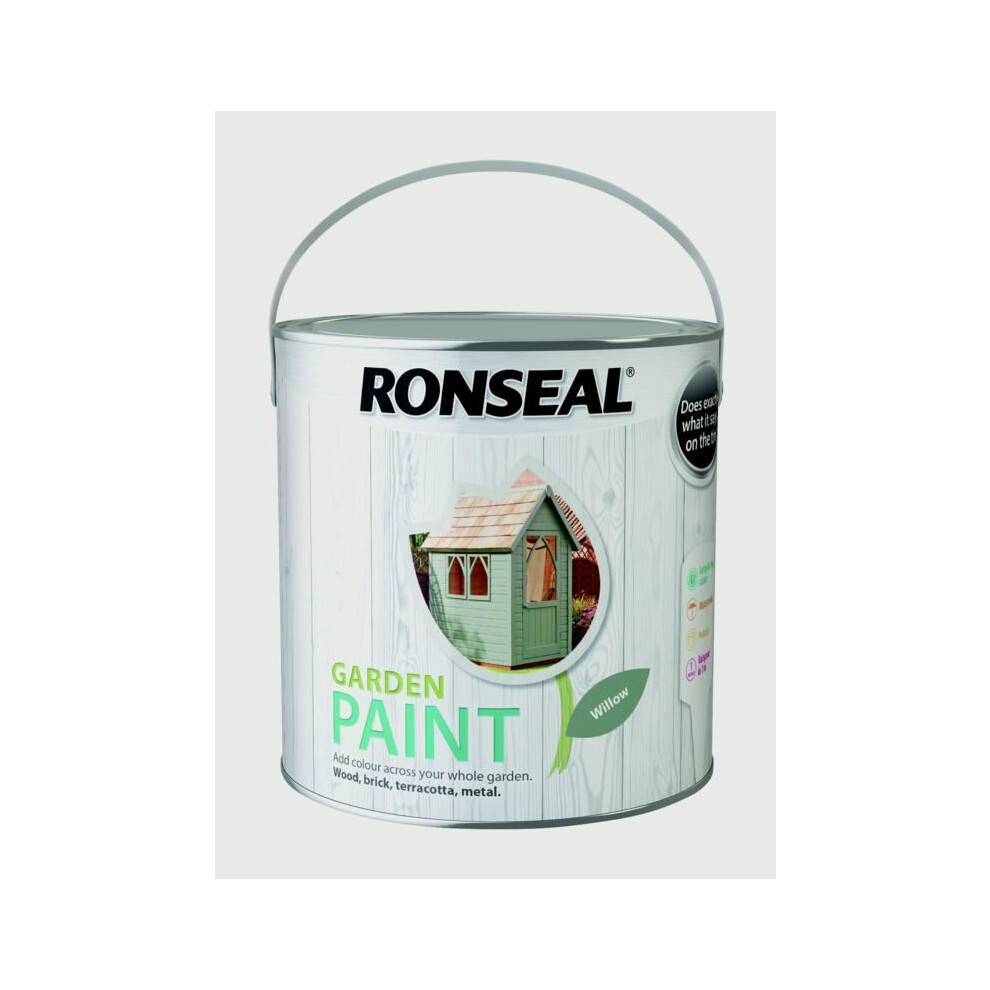 Ronseal 37420 Garden Paint Willow 2.5 Litre