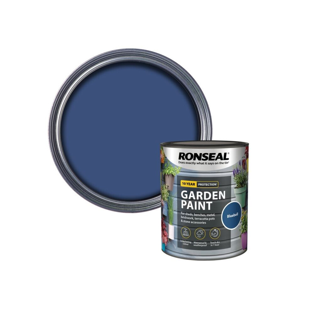 Ronseal Garden Paint 750Ml Bluebell