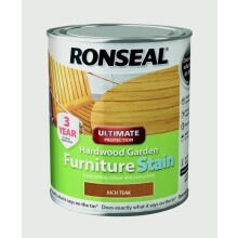 Ronseal 36430 Hardwood Furniture Stain Rich Teak 750ml