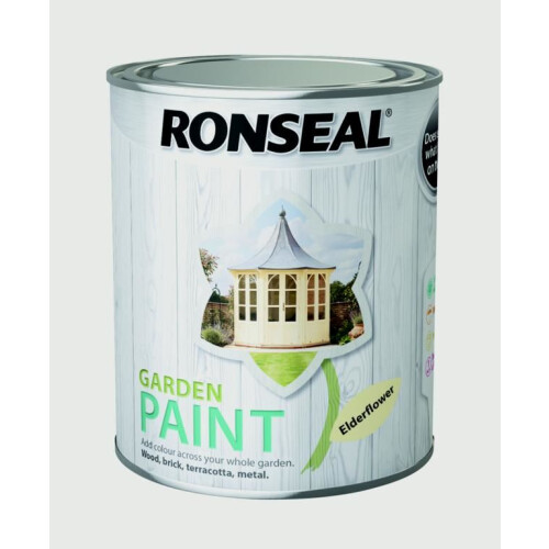 Ronseal Ronseal 37403 Garden Paint Elderflower 750ml