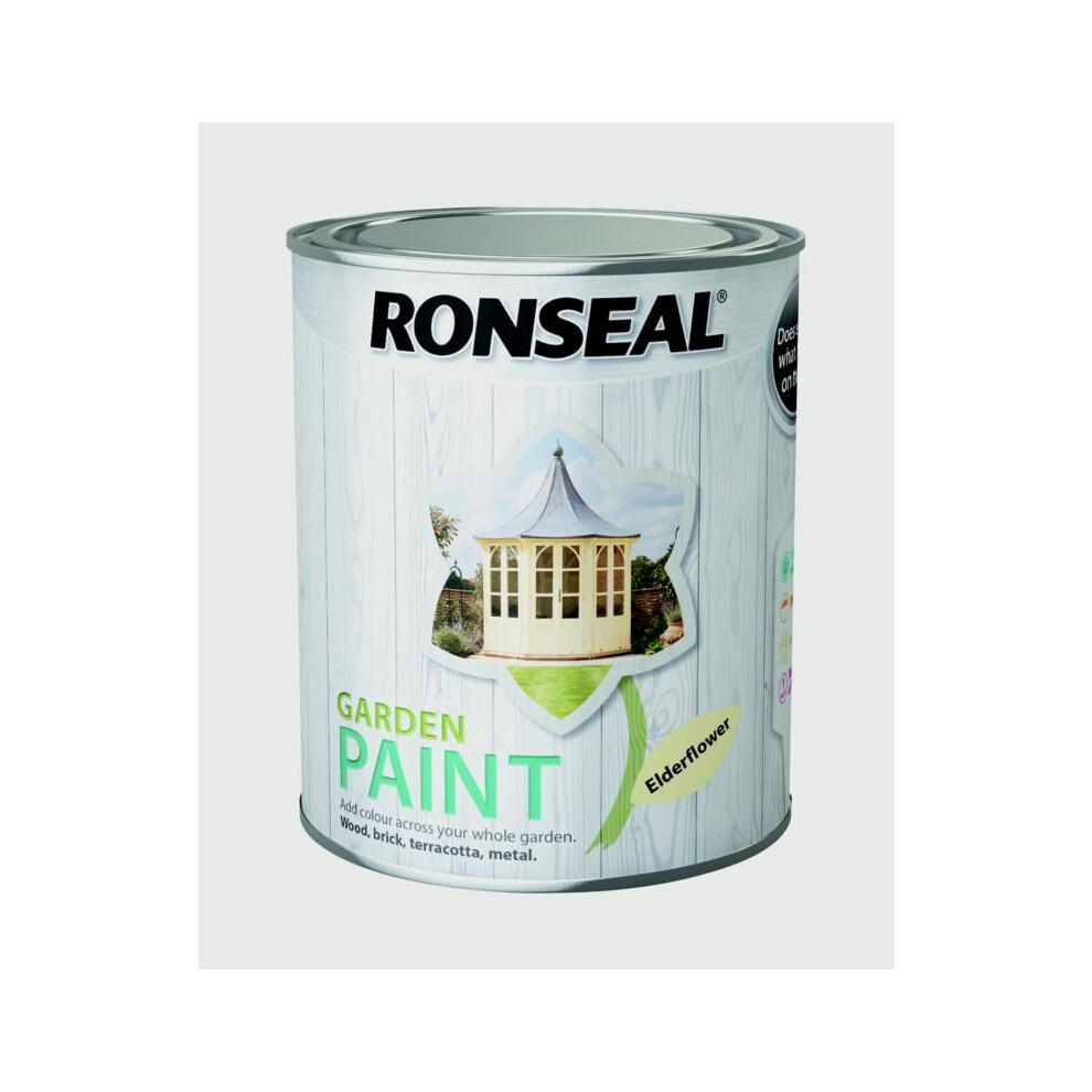 Ronseal 37403 Garden Paint Elderflower 750ml