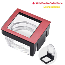 4-fache Power-Knopf-Schalterabdeckung, wasserdicht und kollisionsbeständig, für 25-mm-Montageloch B