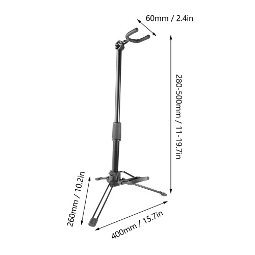 Stable Tripod Holder for Ukulele Banjo Violin - Foldable Design 1