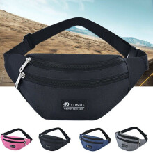 Fashionable Waist Pack, Adjustable Belt Polyester Fanny Pack for Men & Women, Comfortable Crossbody Bag with Hidden Pocket, Water Resistant & Durable