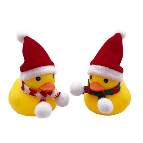 Multi-Purpose Yellow Duck with Helmet and Rotating Propeller 1