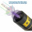 Επαγγελματικοί φακοί Blacklight Ultraviolet365NM UV Light για πολλαπλές χρήσεις, με μαύρο φακό 1