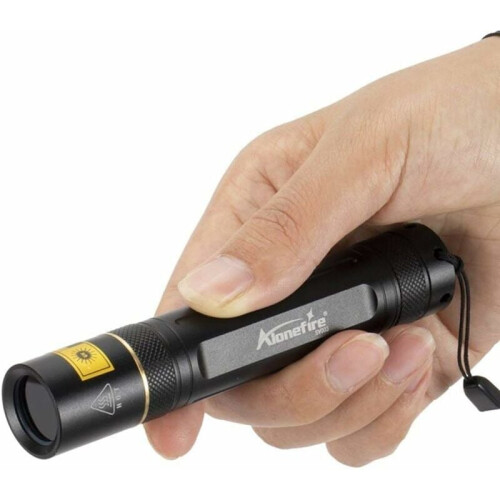 Επαγγελματικοί φακοί Blacklight Ultraviolet365NM UV Light για πολλαπλές χρήσεις, με μαύρο φακό 2