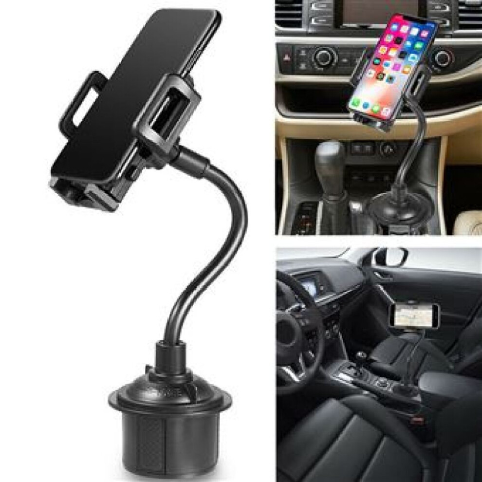 Car Phone Mount With 360 Rotation, Adjustable Gooseneck Cup Holder Phone Mount For Universal Fit Smartphones, Secure And Stable Car Phone Holder 9169997179616