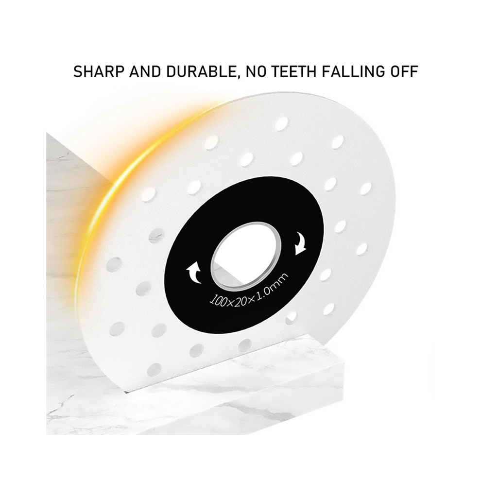 Diamond Chamfered Saw Blades For Cutting And Grinding Tile Marble, Reshline Rock Slab Flat Grinding Cutting Piece,6Pack 6935161479775