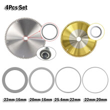4Pcs Kreissägenring für Kreissäge, Blattreduktionsring-Umwandlung, Ringadapter, Sägeblatt-Abstandshalter, Werkzeugzubehör