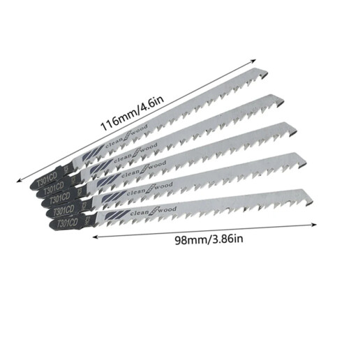 5Pcs T301CD Σετ λεπίδων σέγας Παλινδρομική λεπίδα πριονιού από χάλυβα υψηλή 2