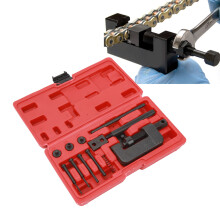 Portable Chain Cutter & Riveting Tool Kit for Motorcycle Repair