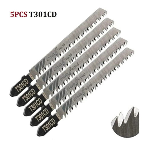 5Pcs T301CD Σετ λεπίδων σέγας Παλινδρομική λεπίδα πριονιού από χάλυβα υψηλή 1
