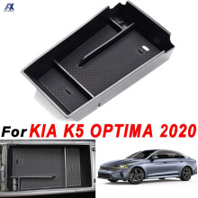 Autoarmlehnen-Einsatz Sekundäraufbewahrungsbox Mittelkonsole Organizer-Fach für KIA K5 DL3 Optima 2020 2021 Fahrzeuginterieurzubehör