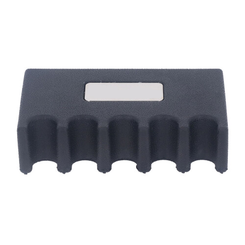 Support de Queue de Billard 5 Pièces – Support pour Queue de Billard en Noir, 5 Emplacements, 17,1x10,2x4,3 cm