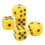 Dado a sei facce da 16 mm giallo, 30 pezzi resistenti — Perfetti per giochi da tavolo 12