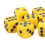 Dado a sei facce da 16 mm giallo, 30 pezzi resistenti — Perfetti per giochi da tavolo 6