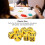 Dado a sei facce da 16 mm giallo, 30 pezzi resistenti — Perfetti per giochi da tavolo 5