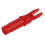 100pcs Red Plastic Arrow Nocks, 3.2cm Light Weight Replacement 8