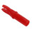 100pcs Red Plastic Arrow Nocks, 3.2cm Light Weight Replacement 10