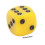 Dado a sei facce da 16 mm giallo, 30 pezzi resistenti — Perfetti per giochi da tavolo 2